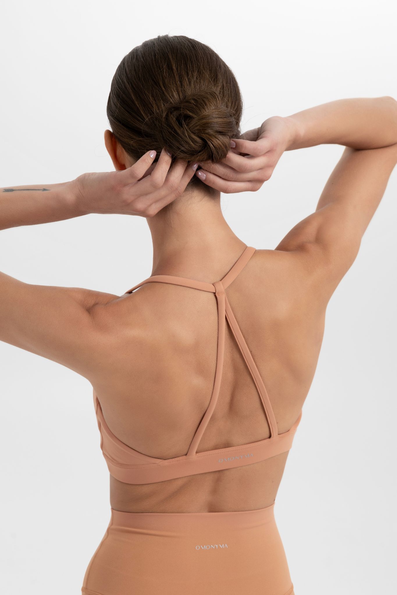 Back Split Bra - Nude Terracotta - 1