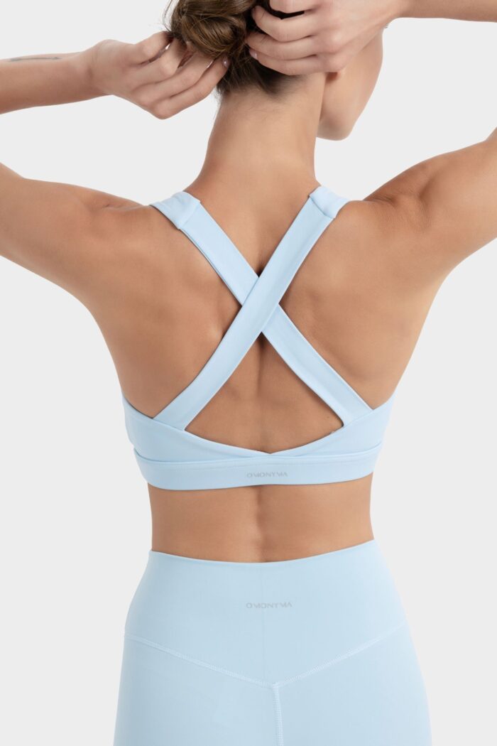 CrossBand Bra - Light Blue - 1