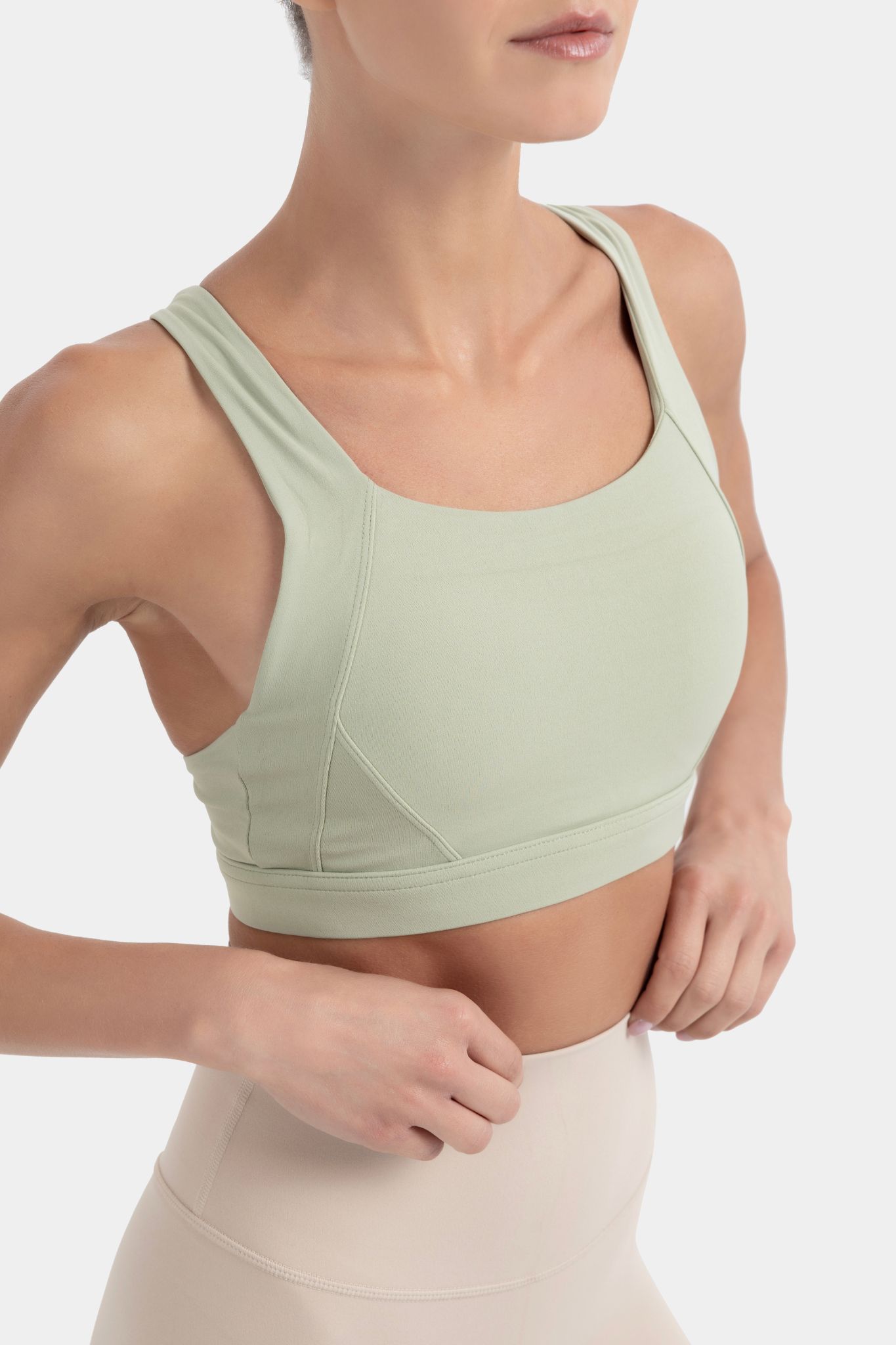 CrossBand Bra - Pistachio Green - 1 CrossBand Bra - Pistachio Green
