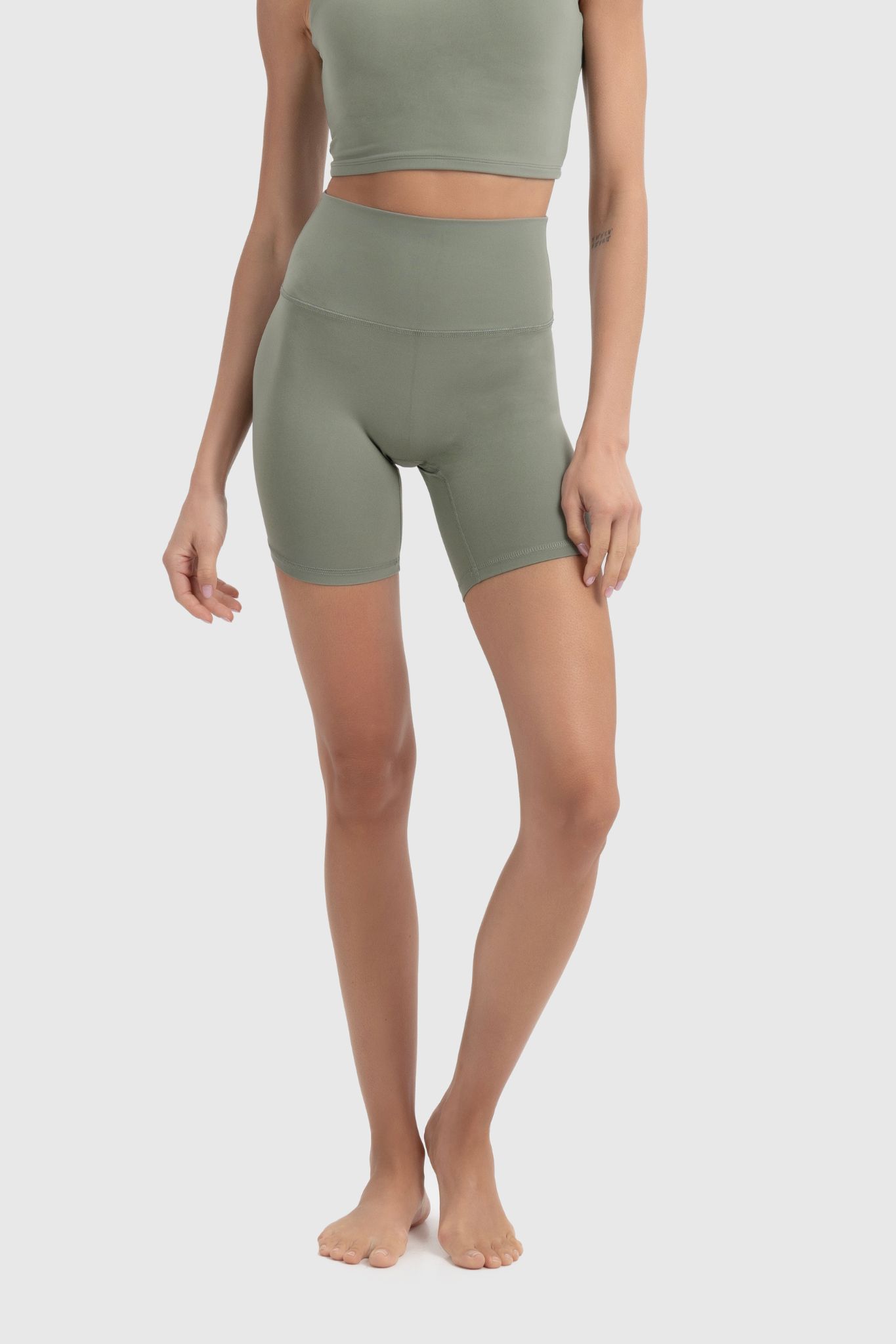 EveryBODY Shorts - Olive Green - 1